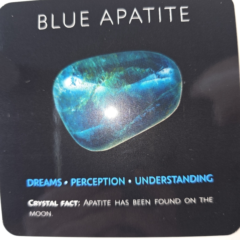7-8mm Blue Apatite bracelet - Picture 9 of 9